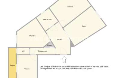 Appartement 3 pièces 165000 €