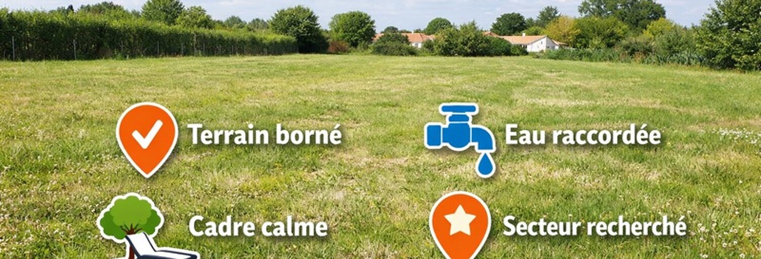 Terrain  685 m² à vendre à Champdolent (17430)