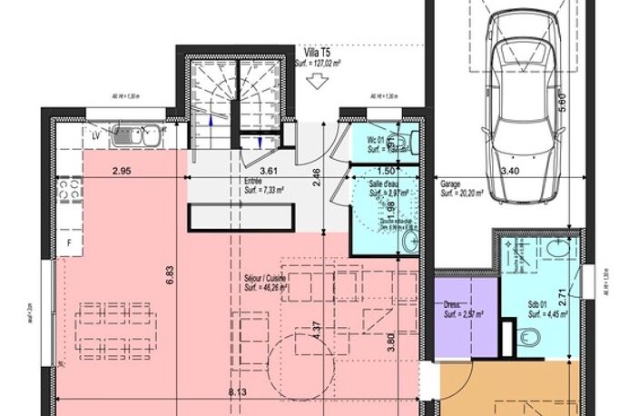 Maison à vendre 5 pièces LA RAVOIRE (73) - 127 M2 - VEFA - REF04 Frais de notaire offert — photo 2