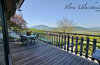 Maison lumineuse d'env. 137 m² avec vue exceptionnelle à vendre à CHINDRIEUX (73). Dépendances, terrain, proche lac du Bourget. A 25 mns d'Aix-les-Bains et 1H d'Annecy et de Genève — photo du bien
