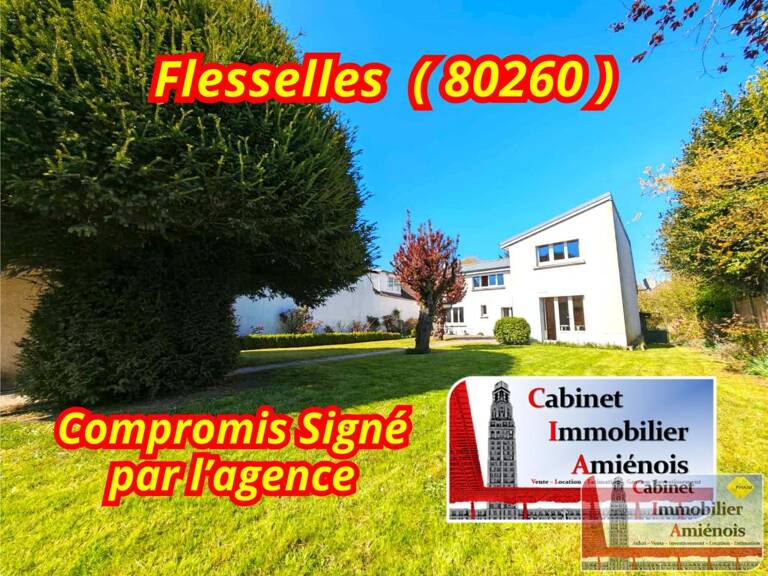Flesselles : Maison de Village 130m2 avec jardin et garages — photo 1