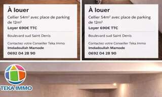 Local industriel  62 m² à louer à Saint-Denis (97400)