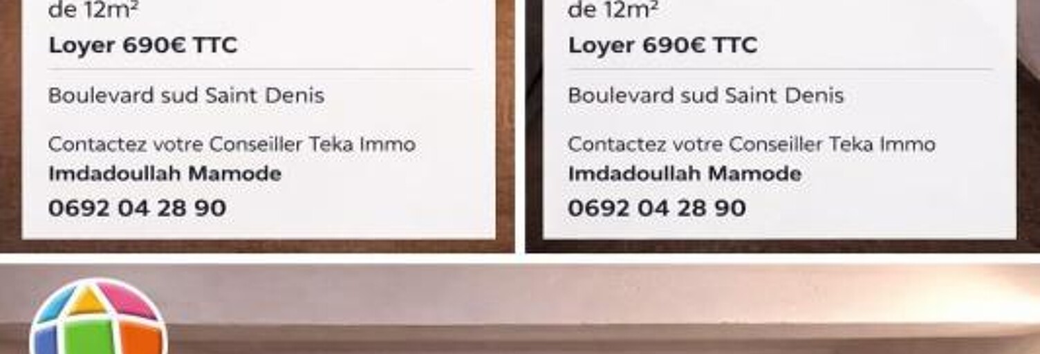 Local industriel  62 m² à louer à Saint-Denis (97400)