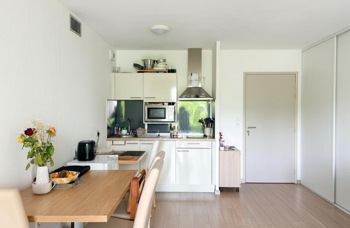 T2 50 m² rénové, balcon 13 m², parking  Résidence sécurisée — photo 4