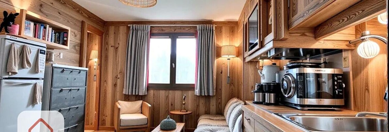 Appartement 2 Pièces 24 m² à vendre à Cordon (74700)