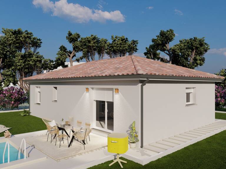 PROJET DE CONSTRUCTION d'une maison neuve de 74m² individuelle — photo 1