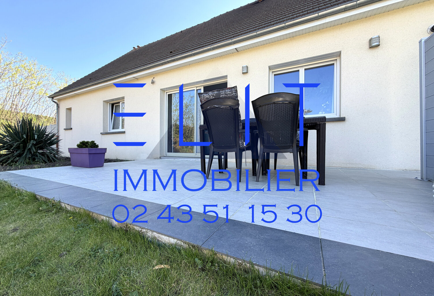 S1815 | PAVILLON PLAIN-PIED 3 CHAMBRES JARDIN DOUBLE GARAGE — photo 1