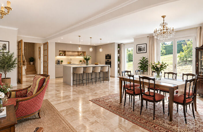 Lissieu, maison de 146 m² sur parcelle de 3525 m2 avec piscine — photo 3