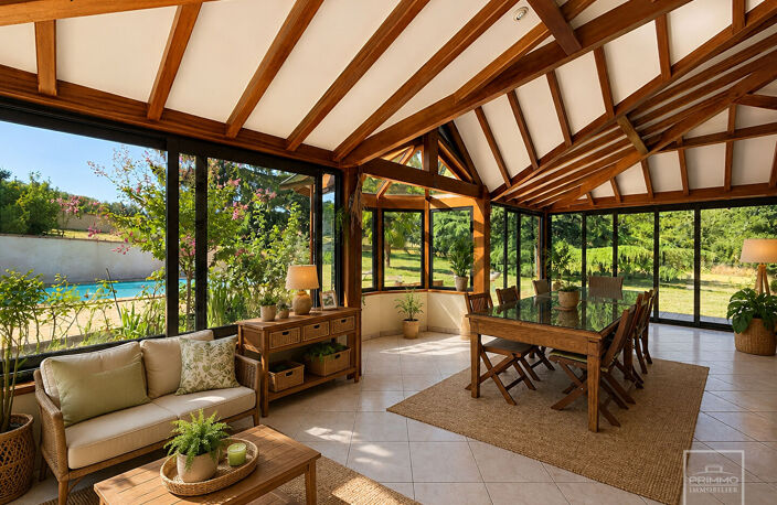 Lissieu, maison de 146 m² sur parcelle de 3525 m2 avec piscine — photo 5