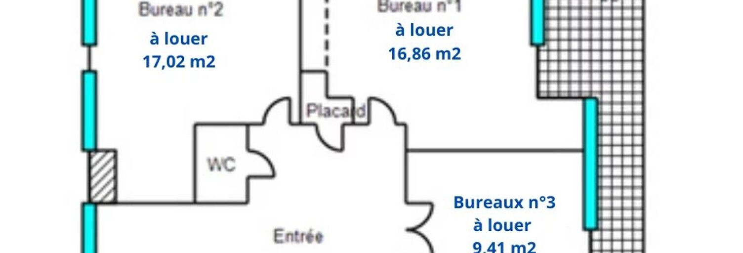 Bureau 1 Pièce 9 m² à louer à Aubagne (13400)