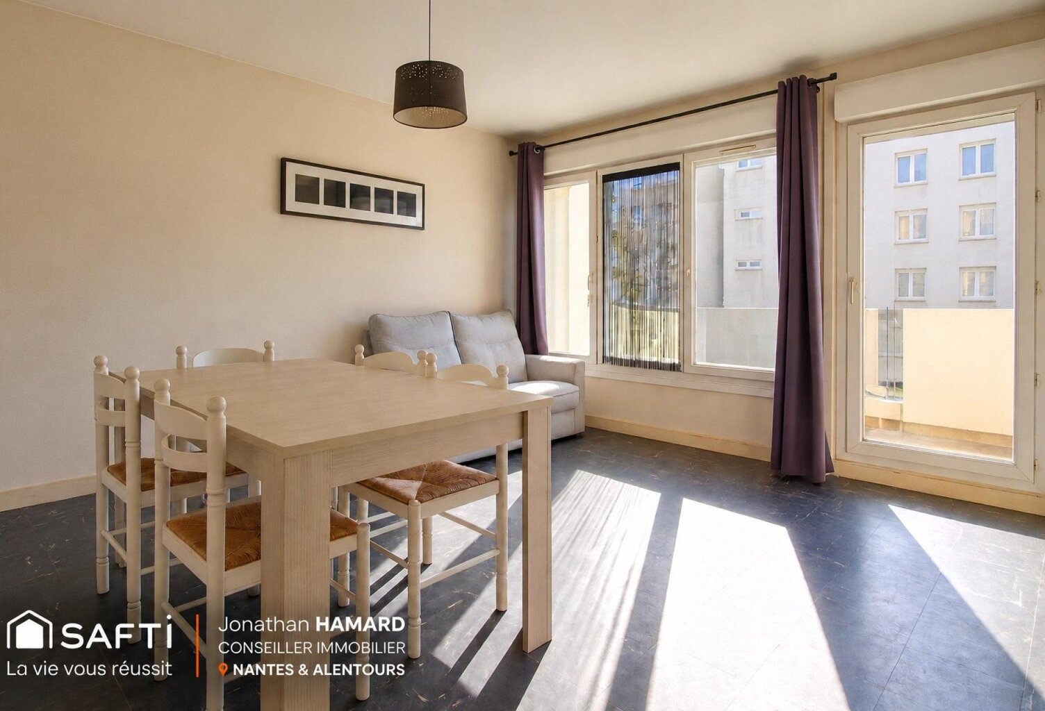 Nantes  Procé | T4 traversant, terrasse plein sud — photo 1
