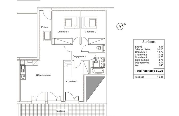 T4 - 82m ² — photo 4