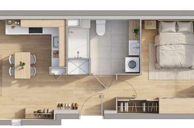 Appartement 2 pièces 230000 €