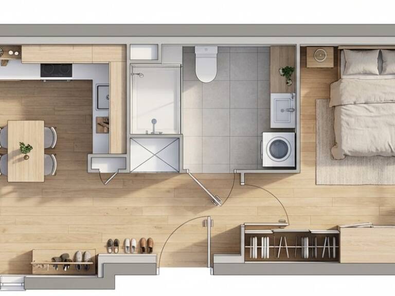 Appartement en frais réduits — photo 1