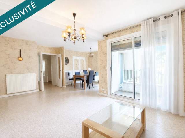 À PERPIGNAN  T3 DE 77 M² AVEC BALCONS, CAVE ET FAIBLES CHARGES — photo du bien