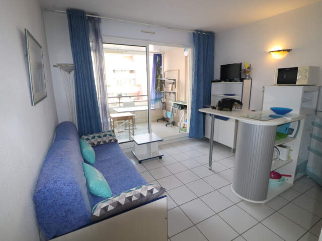 2 PIECES DANS RESIDENCE PREMIERE LIGNE MER — photo du bien