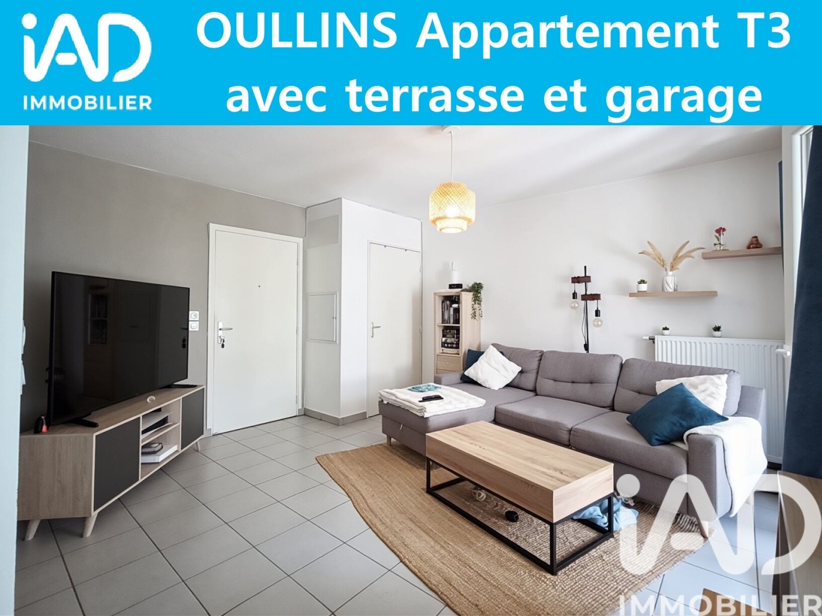 Appartement à vendre, 3 pièces, 60 m², Oullins