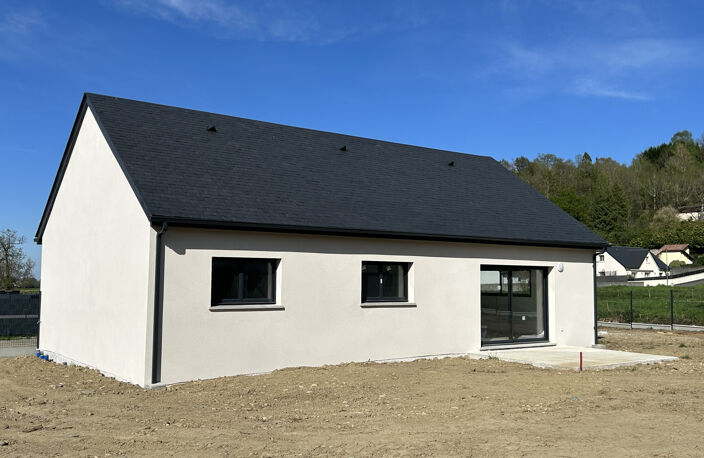 Maison neuve de plain-pied   100 m2   Terrain 944 m2 — photo 2