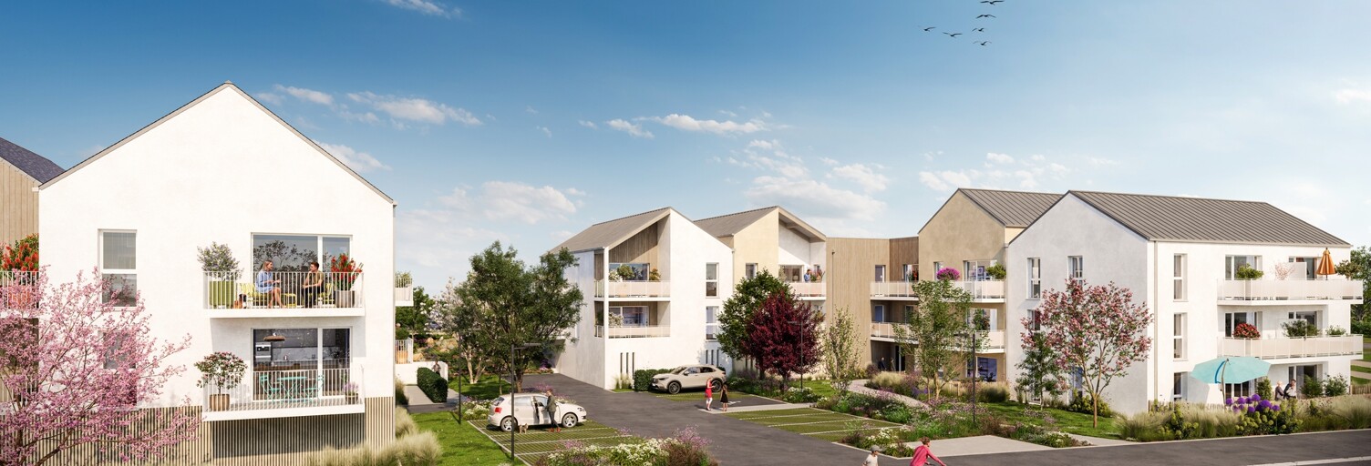 Appartement neuf T2, T3 Pièce 40 à 61 m² à vendre à Guidel (56520)