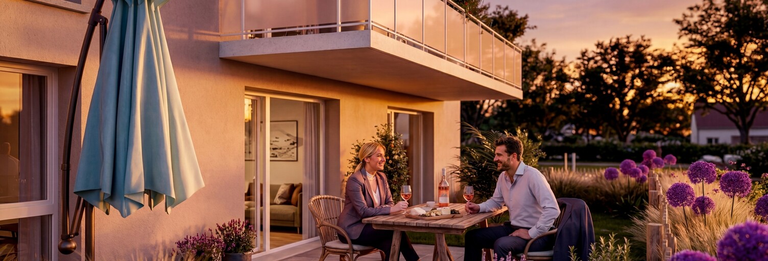 Appartement neuf T2, T3 Pièce 38 à 64 m² à vendre à Guidel (56520)