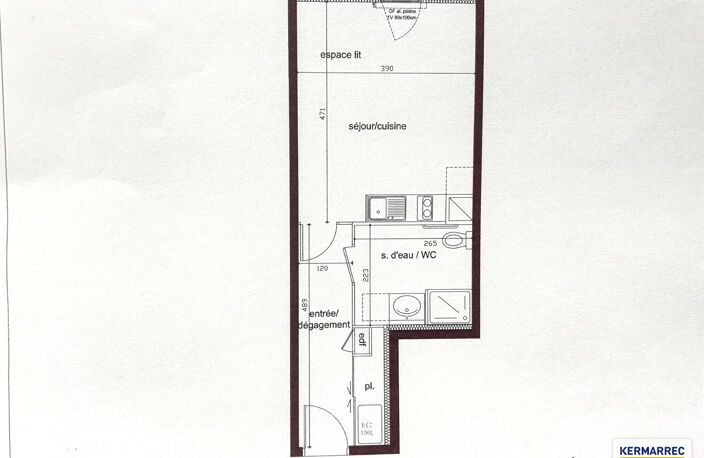 A VENDRE Appartement 1 pièce à VITRE 31.05 m² - 98 700  HAI — photo 2