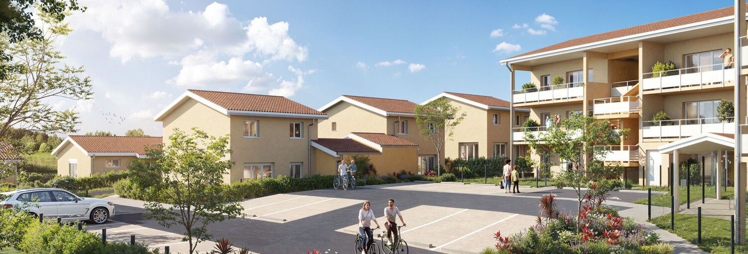 Appartement neuf T3, T4, T5 Pièce 65 à 101 m² à vendre à Sablons (38550)