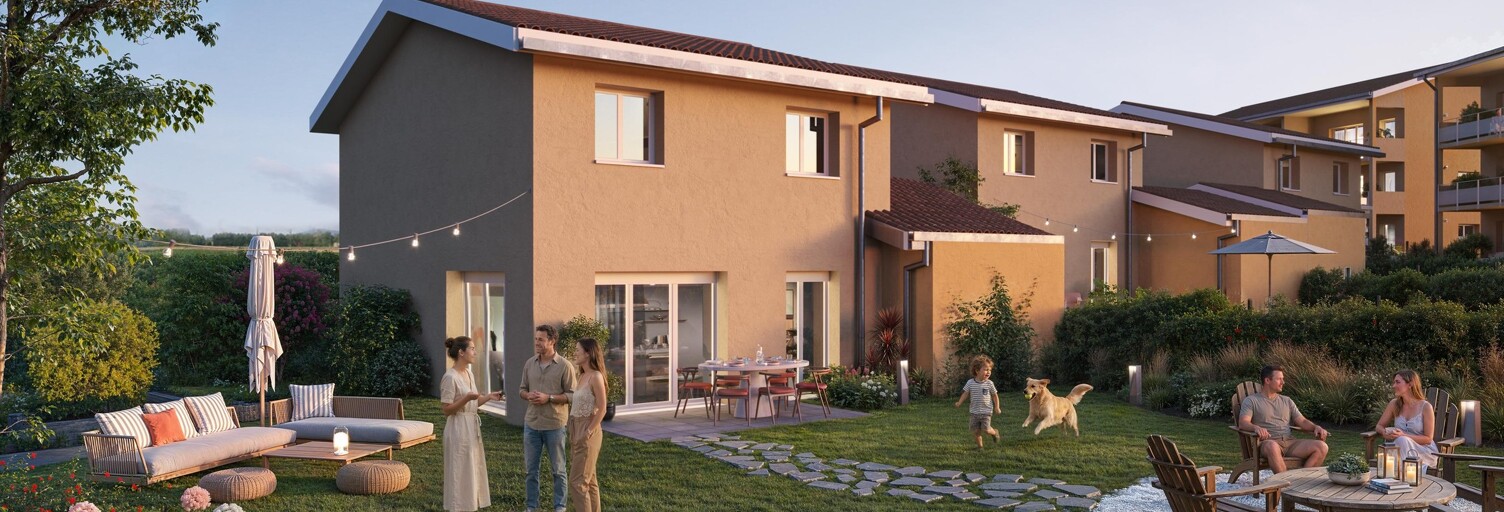 Appartement neuf T2, T3, T4, T5 Pièce 39 à 100 m² à vendre à Sablons (38550)