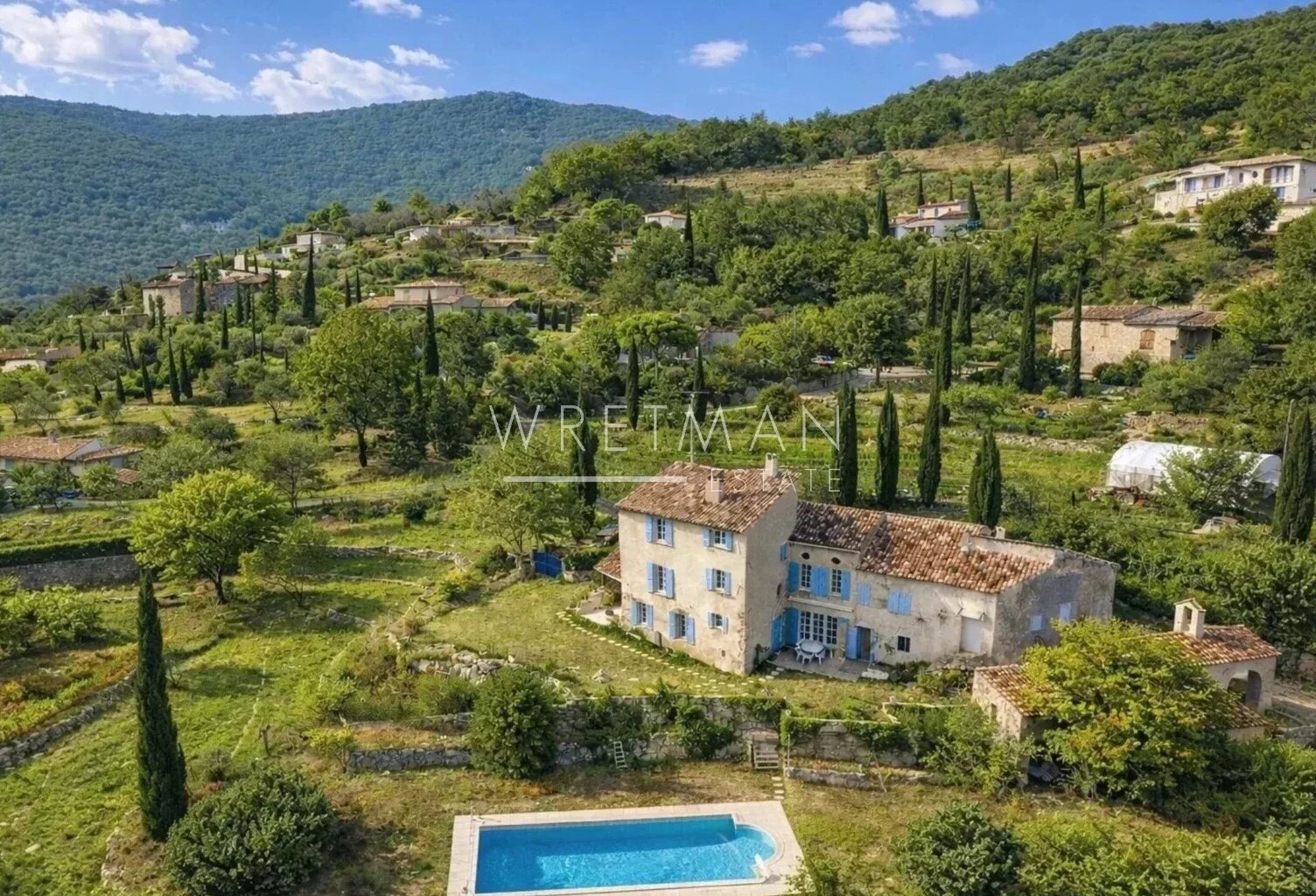 Propriété en pierre de caractère avec vue panoramique – Seillans — photo 1