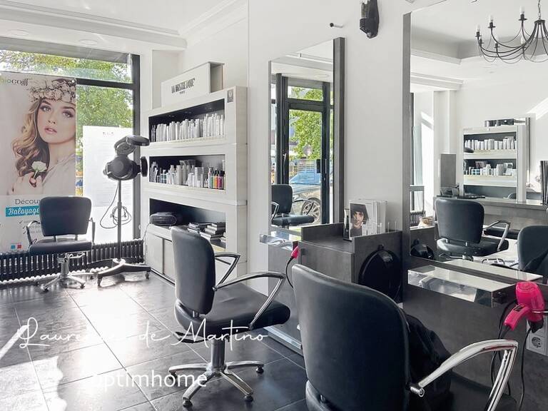 LA GARENNE-COLOMBES – FONDS DE COMMERCE – SALON DE COIFFURE – CLIENTÈLE FIDÈLE – 10 POSTES – JARDIN EN JOUISSANCE PRIVATIVE – 8 MIN LIGNE L — photo 1