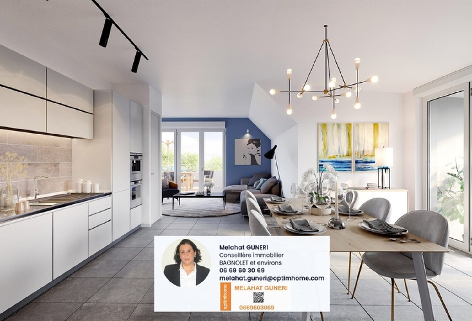 Appartement à vendre T4  73m2 + Balcon   ROSNY SOUS BOIS 93110. 368 531€ — photo 1