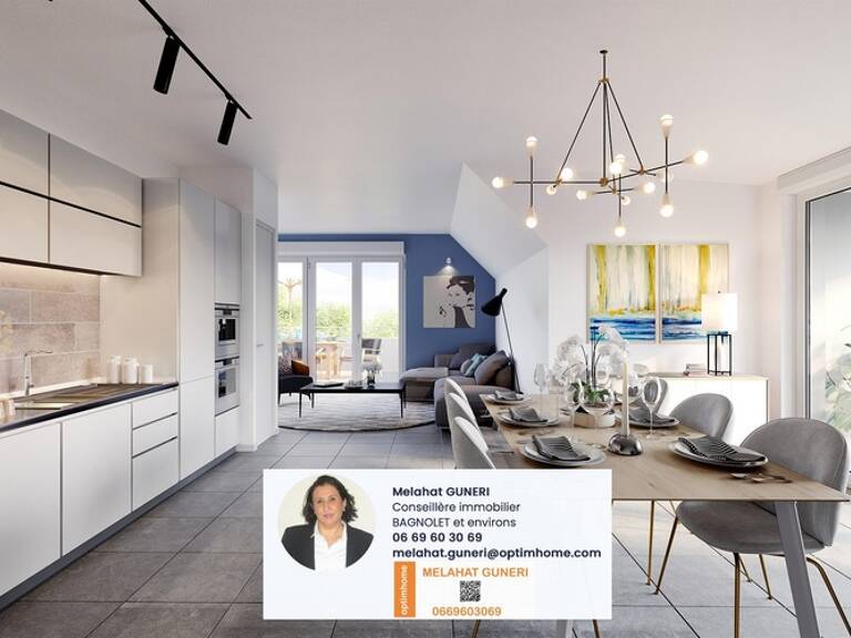Appartement à vendre T4  73m2 + Balcon   ROSNY SOUS BOIS 93110. 368 531€ — photo 1
