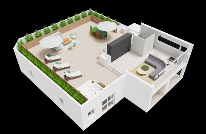 APPARTEMENT D’EXCEPTION DE 212,35 M² AVEC PLUS DE 150 M² D’ESPACES EXTÉRIEURS ET VUE MER — photo 5