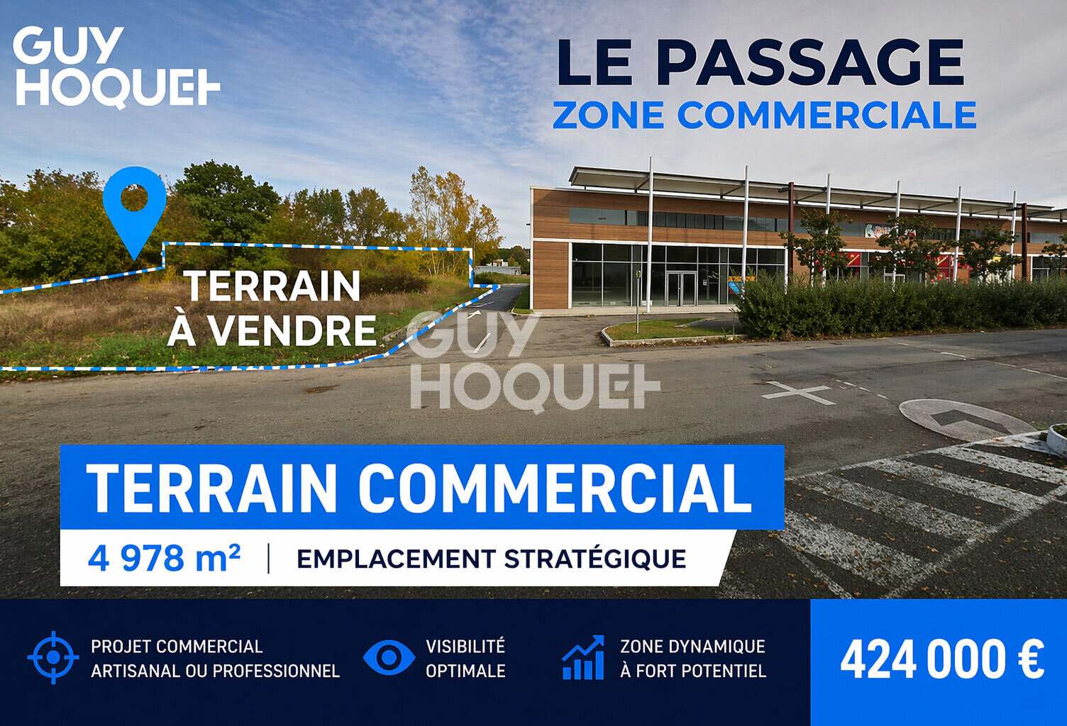 Terrain professionnel 5 000 m² ? Emplacement stratégique — photo 1