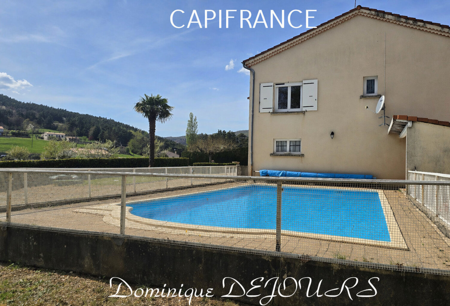 A PRANLES, à 15mn de PRIVAS – Maison de 117 m² sur terrain de 8400 m² – Sous-sol complet - Environnement calme et naturel et sans vis-à-vis – Piscine — photo 1