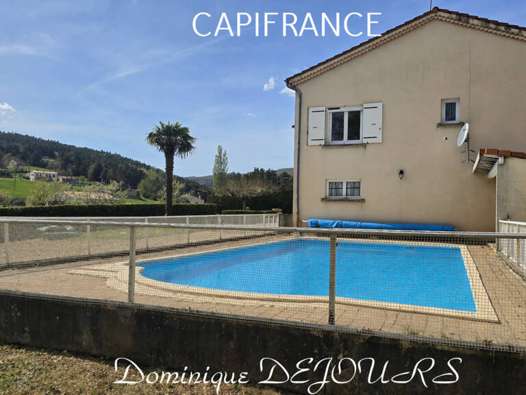 A PRANLES, à 15mn de PRIVAS – Maison de 117 m² sur terrain de 8400 m² – Sous-sol complet - Environnement calme et naturel et sans vis-à-vis – Piscine — photo 1