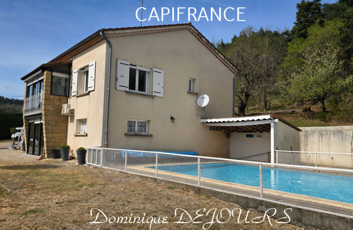 A PRANLES, à 15mn de PRIVAS – Maison de 117 m² sur terrain de 8400 m² – Sous-sol complet - Environnement calme et naturel et sans vis-à-vis – Piscine — photo 3