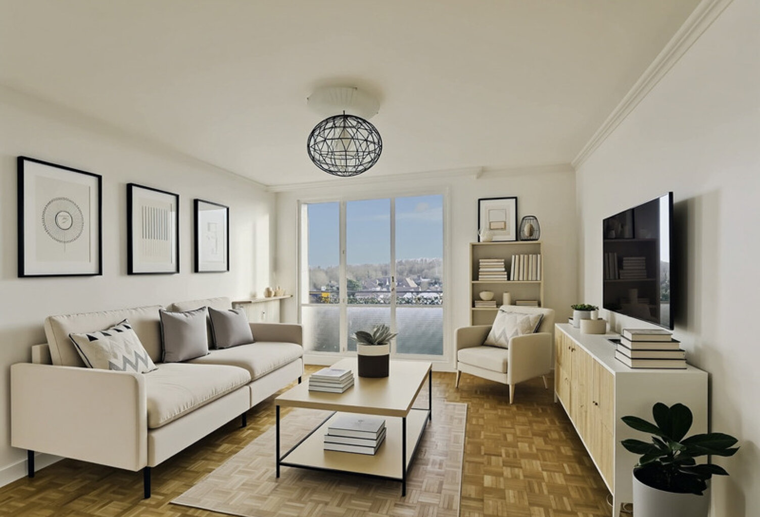 Appartement à vendre 3 pièces, T3, 59 m2, BOIS D'ARCY (78) — photo 1