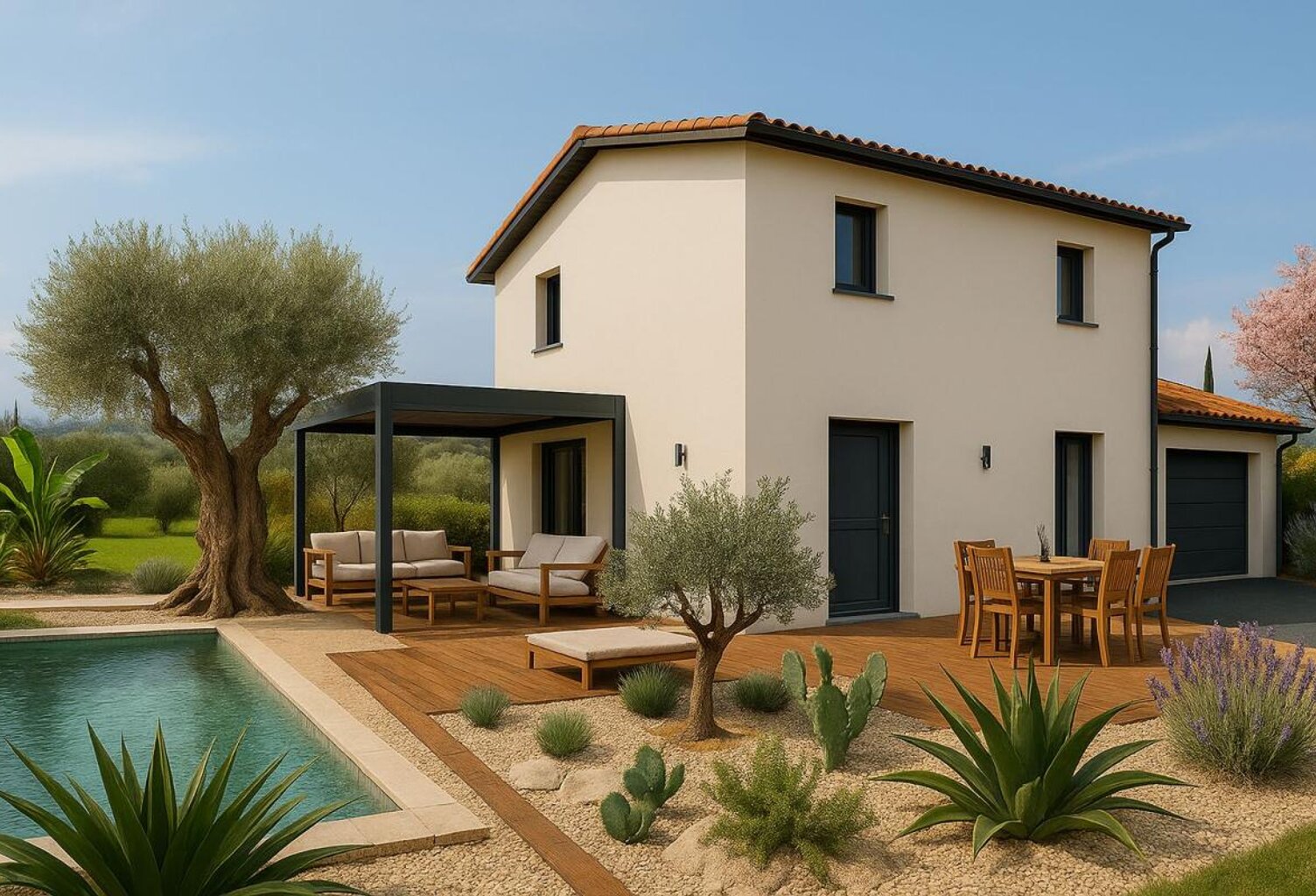 Projet d'une maison 85 m² avec terrain à BLYES (01) — photo 1