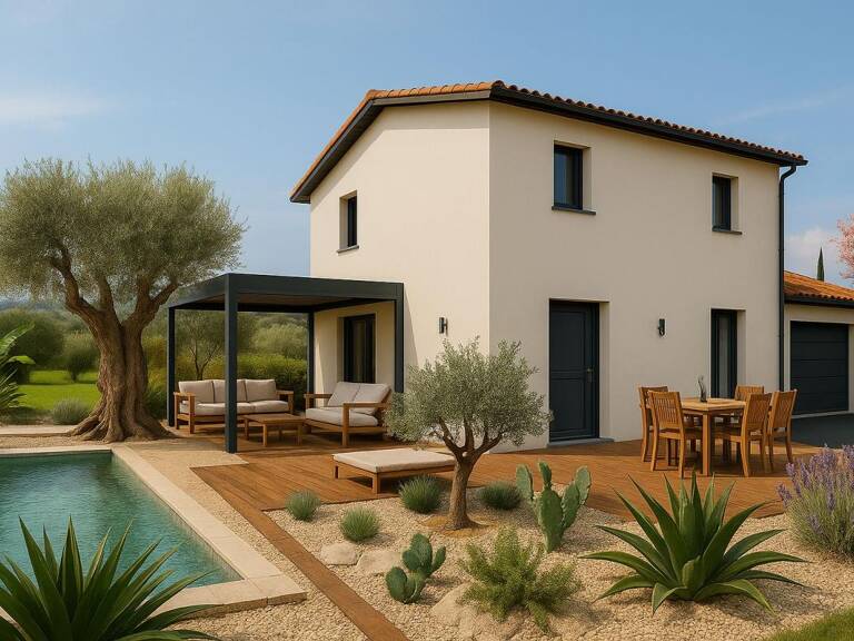Projet d'une maison 85 m² avec terrain à BLYES (01) — photo 1