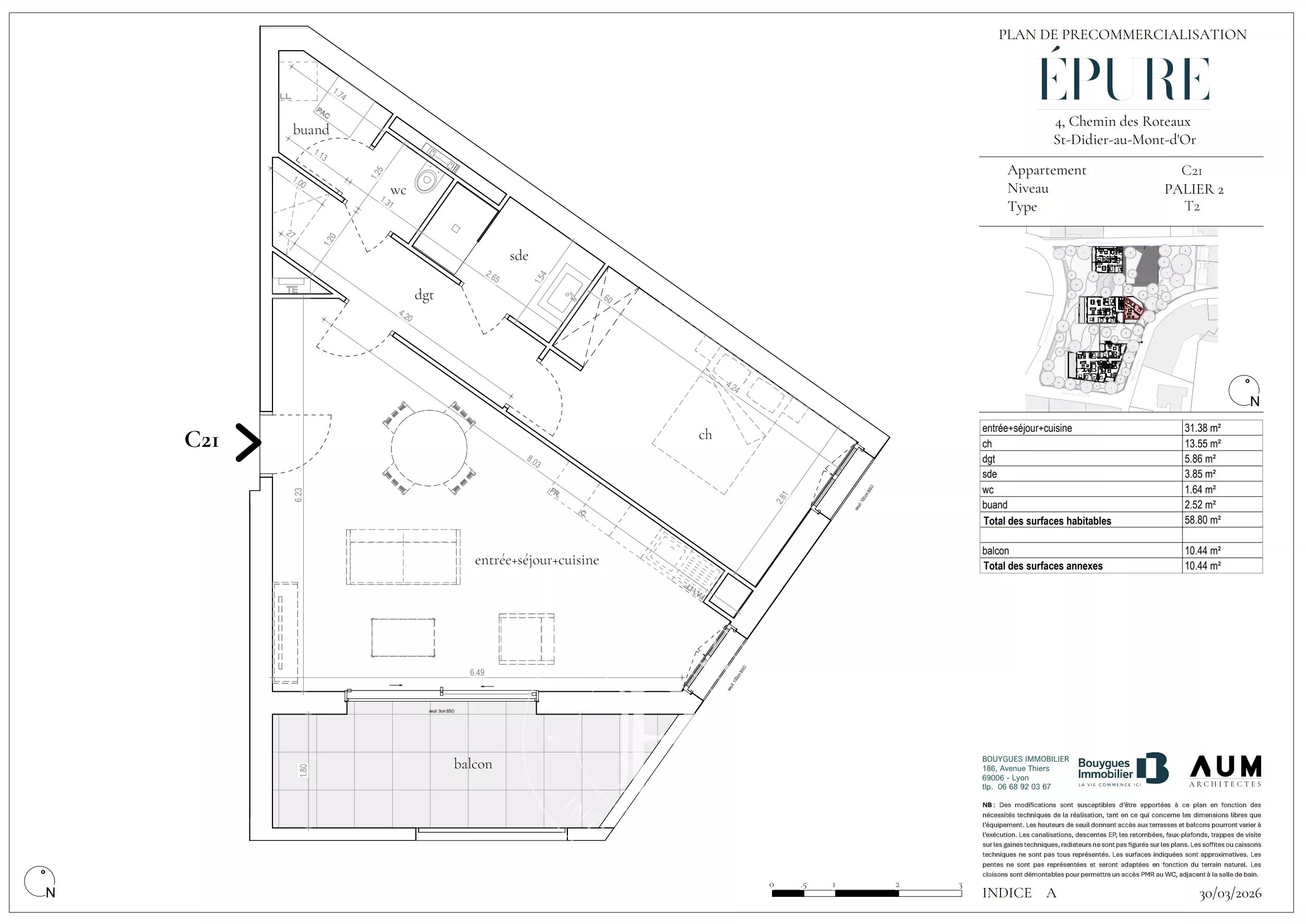 Appartement S T2