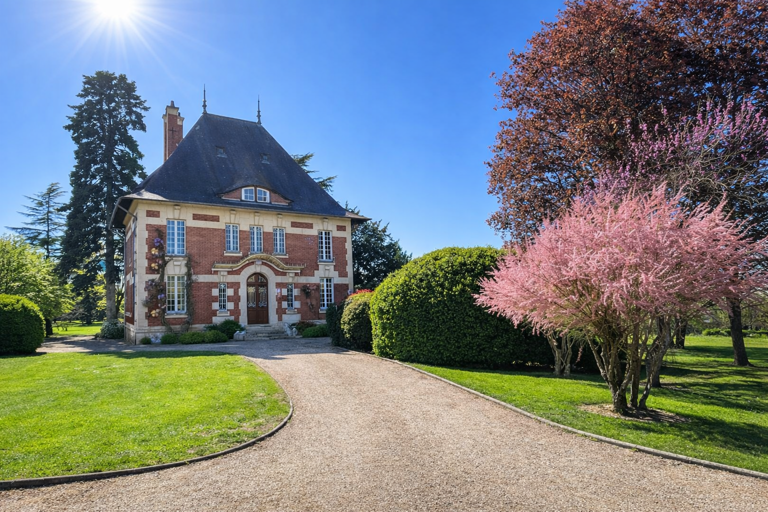 Proche Bourges - Magnifique propriété du XXème avec parc arboré