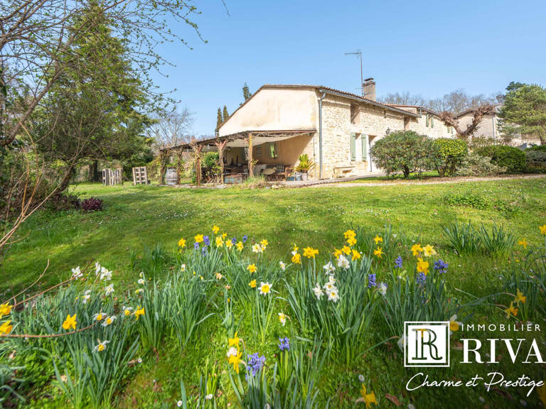 20 MIN DE BORDEAUX - MAISON EN PIERRE - 262M2 - 3544M2 DE TE — photo 1
