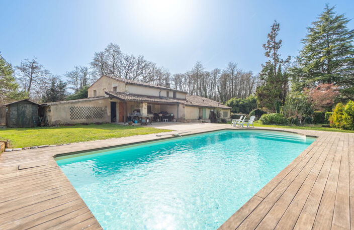 20 MIN DE BORDEAUX - MAISON EN PIERRE - 262M2 - 3544M2 DE TE — photo 4