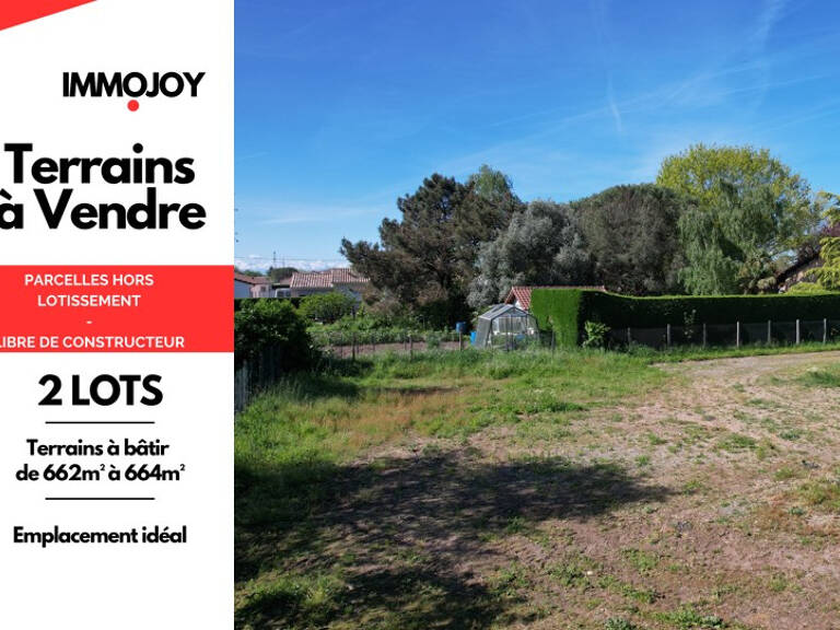 TERRAINS  662 m2 ou 664 m2  Emprise au Sol 40% — photo 1