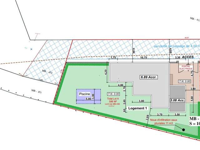 Terrain constructible — photo du bien