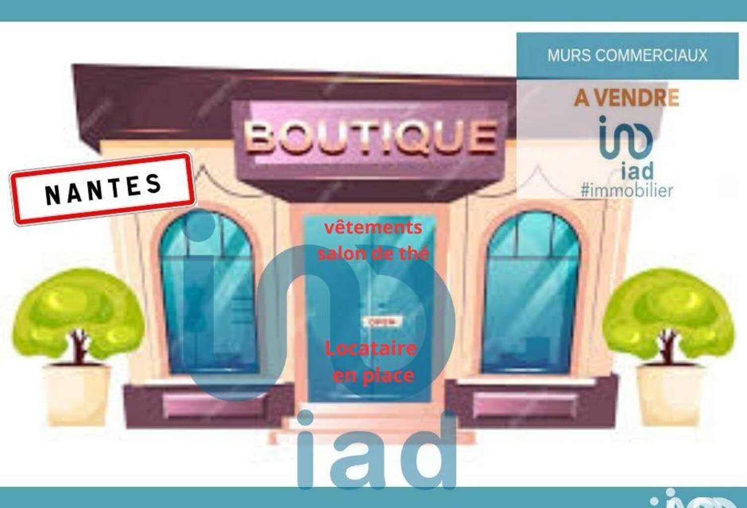 Vente Boutique/Local commercial 34 m&sup2; — photo 1