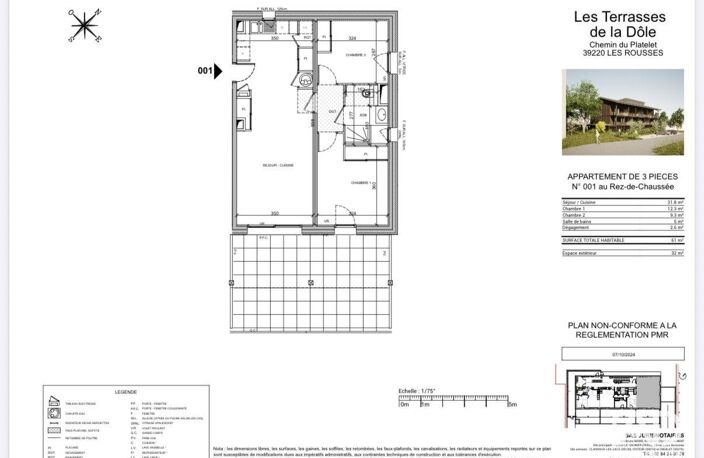 Vente Appartement 3 pièces — photo 3