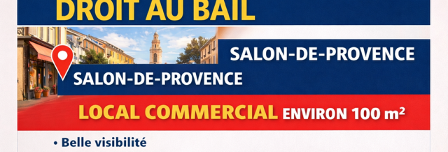 Commerce  100 m² à vendre à Salon-de-Provence (13300)