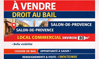 Commerce  80 m² à vendre à Salon-de-Provence (13300)
