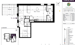 Appartement 2 Pièces 48 m² à louer à Artigues-près-Bordeaux (33370)